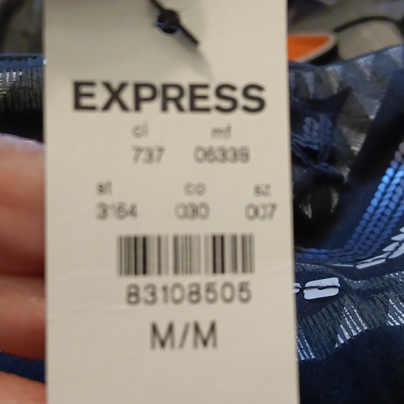 Express, sequin, slip on mini skirt - Picture 5 of 8